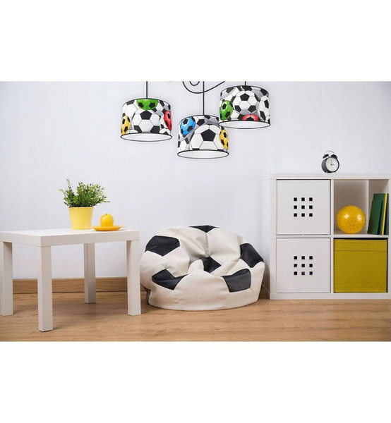 Lampa do pokoju dziecka piłka nożna typ pająk 3xE27 Led
