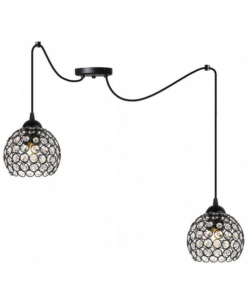 Nowoczesna Lampa wisząca typu Pająk Spider Crystal 3xE27 Led