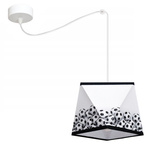 Lampa sufitowa do pokoju piłkarza regulowana pająk Mundial 1xE27