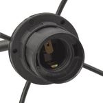 Kinkiet LARS BLACK 1xE27