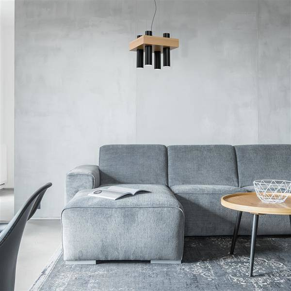 Nowoczesna lampa wisząca WEST BLACK 4xGU10 MLP5512