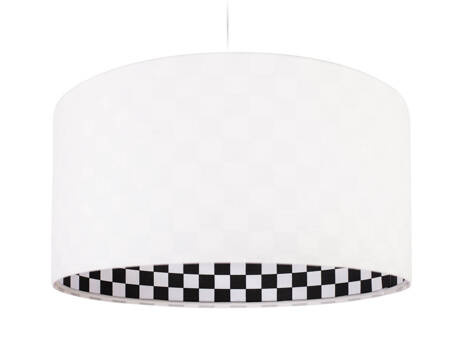 Lampa wisząca do pokoju dziecięcego szachownica średnica 30 cm