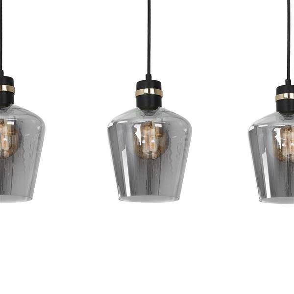 Lampa wisząca listwa RICHMOND BLACK / GOLD MLP6539