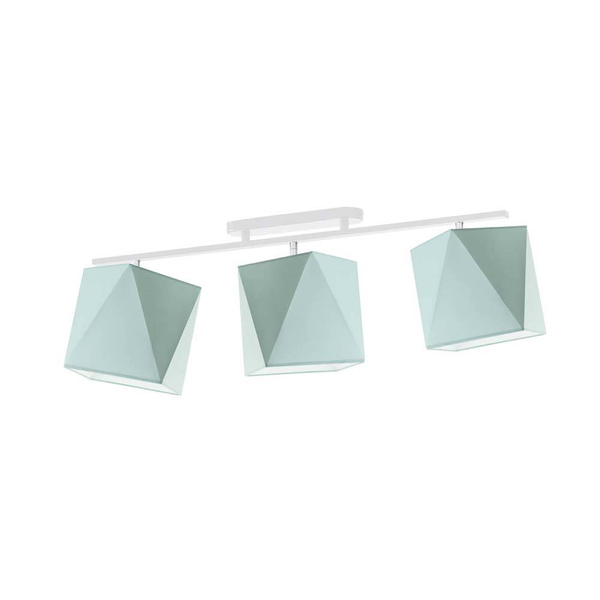 Lampa sufitowa do pokoju dziewczynki różowa Pastelowy Diamencik