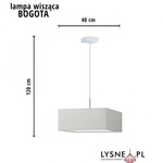 Lampa wisząca BOGOTA 3xE27