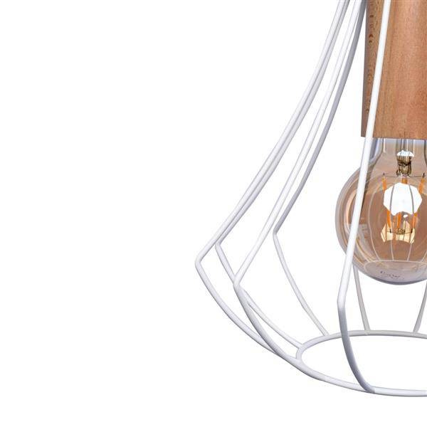 Lampa sufitowa WILL WHITE 1xE27 MLP4180