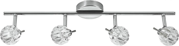 Lampa ścienna listwa 4X40W G9 chrom BOMBOLA 94-70319