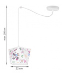 Lampa do pokoju dziecięcego typ pająk Diament 1 