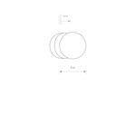 Kinkiet łazienkowy BRAZOS 1pł 10cm