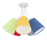 Lampa sufitowa do pokoju dziecięcego kolorowa Bloom 5xE27 LED