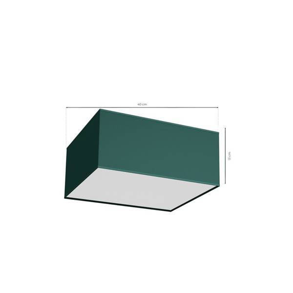 Lampa sufitowa VERDE, MLP7874, 40 cm, zielona, 2x60W E27
