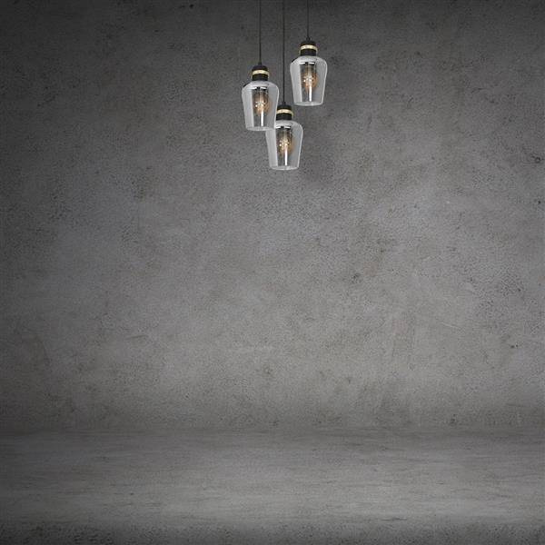Lampa wisząca koło RICHMOND BLACK / GOLD MLP6541