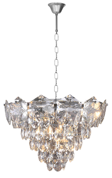 Żyrandol glamour SELENA CHROME ML5987