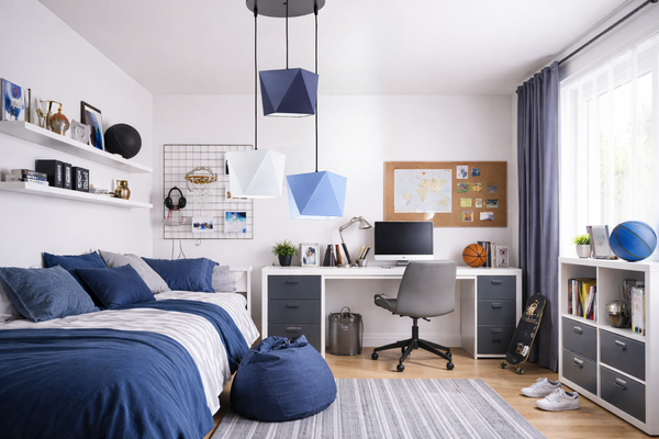 Lampa wisząca do pokoju dziecka kolorowa Bajkowy Diamencik 3 punktowa Led