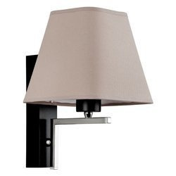 Nowoczesna lampa ścienna LEFKADA I szary śr. 20cm