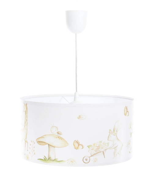 Lampa sufitowa do pokoju dziecka w stylu Boho Leśni Przyjaciele 30 cm