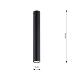 TECNO 1L BLACK oprawa oświetleniowa
