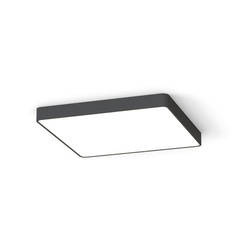 Lampa sufitowa SOFT CEILING LED GRAPHITE 5x T8 11W 60x60cm | grafit