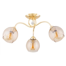Lampa sufitowa ALFA AMARILLO ZŁOTA 3xE27 59cm | 62368