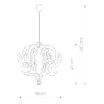 KATERINA transparent I zwis 100cm