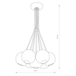Lampa wisząca MALWI zwis 85cm