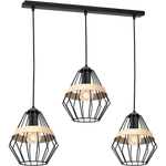 Lampa wisząca INDUSTRIALNA CLIFF BLACK 3xE27 MLP5525