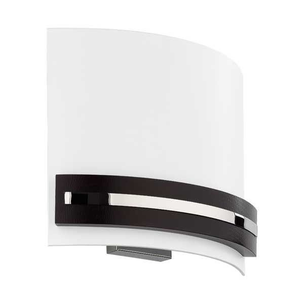 Nowoczesny kinkiet DROS I biały śr. 30cm
