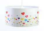 Lampa podłogowa dla dziewczynki Serca