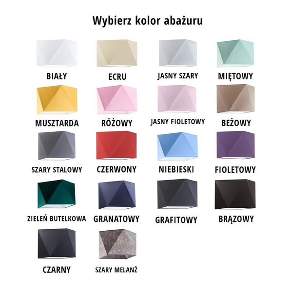 Lampa wisząca do pokoju dziecięcego miętowy abażur Słodki Diamencik