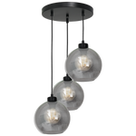 Nowoczesna lampa wisząca koło SOFIA SMOKED MLP6583