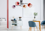 Lampa sufitowa do pokoju dziecięcego w stylu loft Edison Koszyk 4xE27 LED