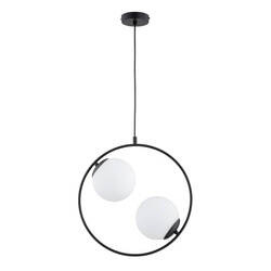 Lampa wisząca ADINO BLACK S dł. 38,5cm 2xE14 | czarny