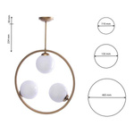 Nowoczesna lampa sufitowa VIENNA MLP5575