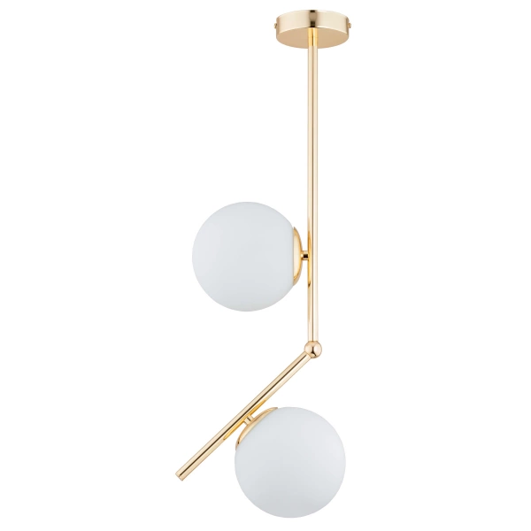 Lampa sufitowa ALFA LIBERTY MIX ZŁOTA 2xE14 24cm | 62267