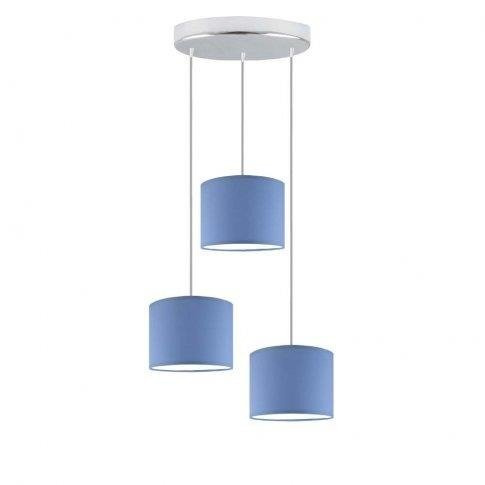 Lampa wisząca do pokoju dziecka  musztardowe abażury Cukierkowy Cylinderek