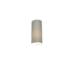 Kinkiet do sypialni VELERO I E27 40W wys. 35cm tkanina | szary