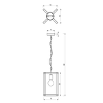 Lampa wisząca ARNOLD, MLP8562, czarna, 1x60W E27