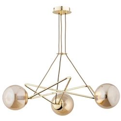 Lampa sufitowa ALFA TRISTAN ZŁOTA 3xE14 60cm | 62343