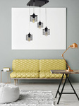 Lampa wisząca  do pokoju dziecięcego w stylu loft Edison Koszyk 4xE27