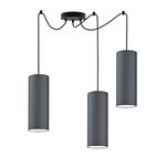 Lampa do pokoju dziecięcego fioletowe abażury typ pająk VIZELA T3