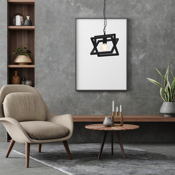 Lampa wisząca ARNOLD, MLP8562, czarna, 1x60W E27