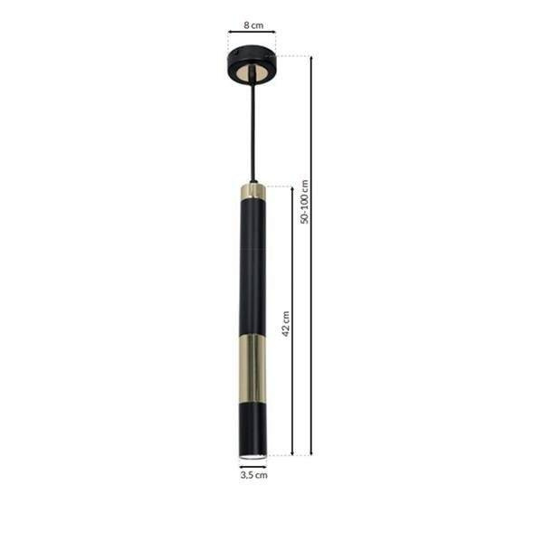 Lampa wisząca DALLAS GOLD 1xGU10 MLP6545