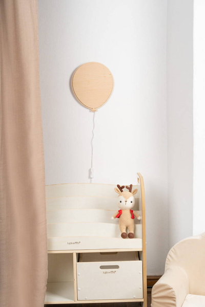 Lampka nocna do pokoju dziecięcego Balonik Naturalny