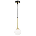 Lampa sufitowa nowoczesna PARMA I czarny/biały śr. 14cm