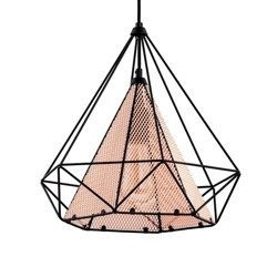 Lampa sufitowa COPPER NET miedź