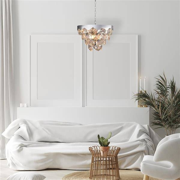 Żyrandol glamour GRACE CHROME ML5993