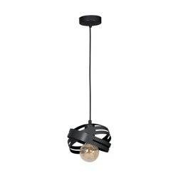 Nowoczesna lampa wisząca CORONA BLACK 1xE27 MLP4783