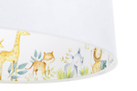Lampa do pokoju dziecięcego z motywem leśnym Wesołe Safari 30 cm