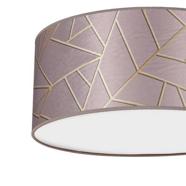 Lampa sufitowa ZIGGY PINK, MLP7585, 40 cm, różowy/złoty, 2x60W E27