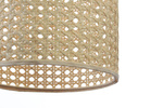 Lampa w stylu Boho Rotang z naturalnego ratanu- średnica 25 cm 